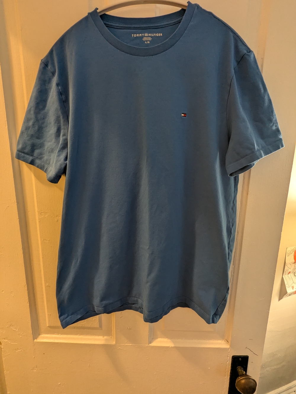 Tommy Hilfiger Men’s Short Sleeve Crew Tee — Slate Blue